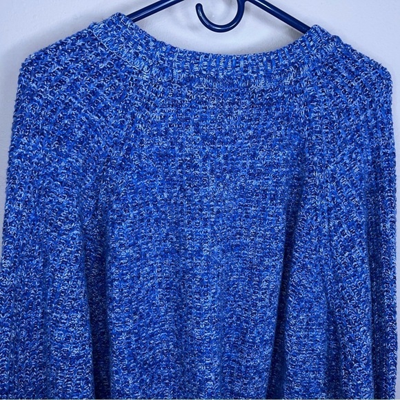 XL VINTAGE ST JOHNS BAY BLUE KNIT SWEATER LONG SLEEVE - Picture 9 of 11